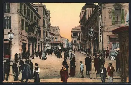 AK Salonica, Venizelos Street seen from the sea