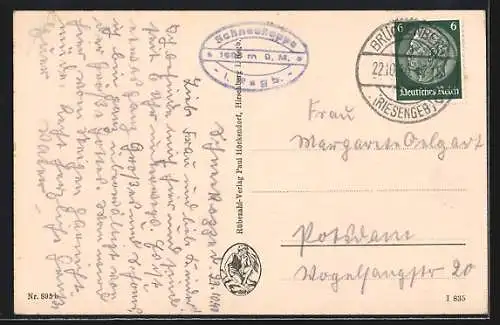 AK Schneekoppenhäuser, Gesamtansicht der Schneekoppe