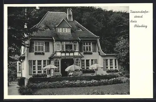 AK Timmendorferstrand, Hotel-Posterholungsheim Haus Oldenburg, Strasse Strandallee 36