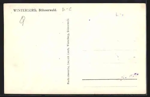 AK Winterberg, Blick in den Ort