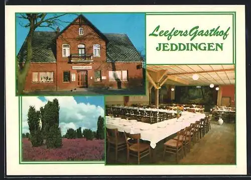 AK Jeddingen, Leefers Gasthof, mit Speisesaal