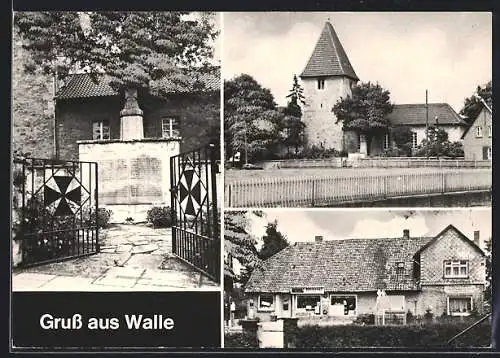 AK Walle / Braunschweig, Ortspartien, Bäckerei und Lebensmittel Alwin Gindemann