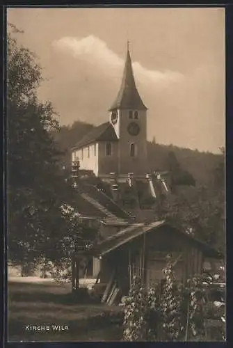 AK Wila, Blick auf die Kirche