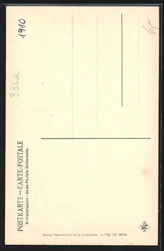 AK Einbeck, Wallpartie mit altem Turm