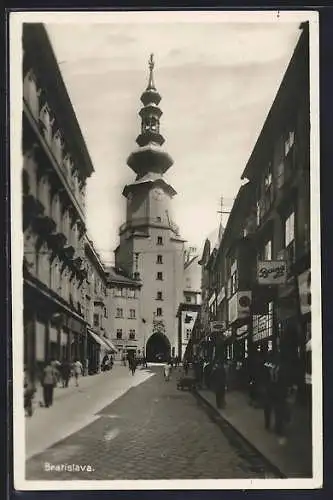 AK Bratislava, Blick zum Stadttor