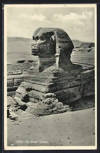 AK Cairo, the great Sphinx