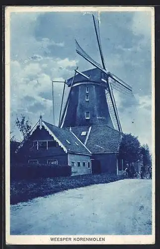 AK Weesp, Korenmolen, Windmühle