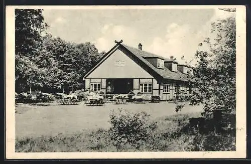 AK Friedrichsruh, Gasthaus Waldschänke am Riesenbett