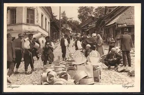 AK Sarajewo, Nadkovaci ulica, Capajebo, Marktplatz