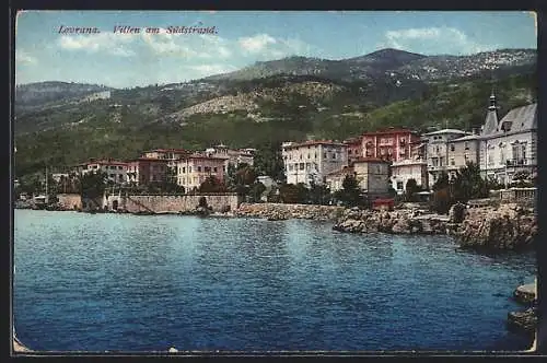 AK Lovrana, Villen am Südstrand