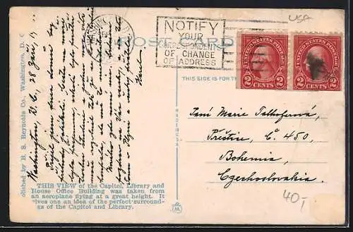 AK Washington D.C., U.S. Capitol, Library, House Office Building, Fliegeraufnahme