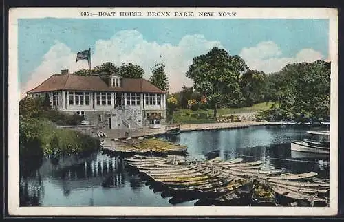 AK Bronx Park, NY, Boat House