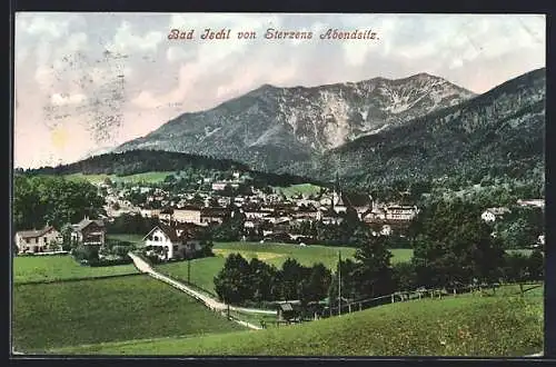 AK Bad Ischl, Ortsansicht von Sterzens Abendsitz aus