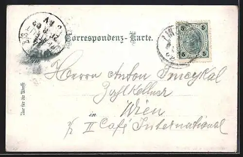 AK Linz a. d. Donau, Ortsansicht aus der Vogelschau