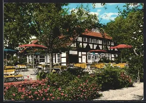 AK Homfeld / Bruchhausen, Forsthaus Gasthaus Heiligenberg