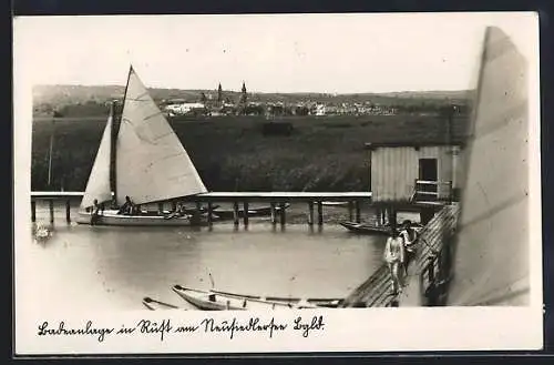 AK Rust /Bgld., Badeanlagen am Neusiedlersee