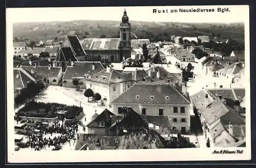 AK Rust, Teilansicht mit Blick zur Kirche