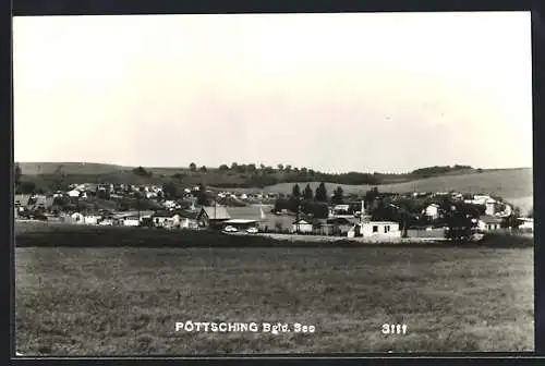 AK Pöttsching /Bgld., Panorama der Ortschaft