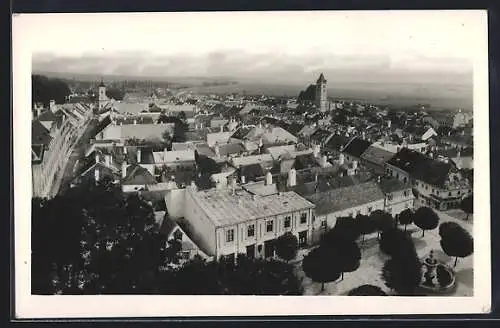 AK Unterberg-Eisenstadt /Burgenland, Ortsansicht aus der Vogelschau