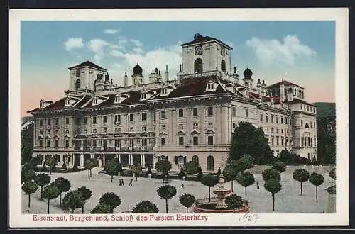 AK Eisenstadt, Schloss des Fürsten Esterhazy