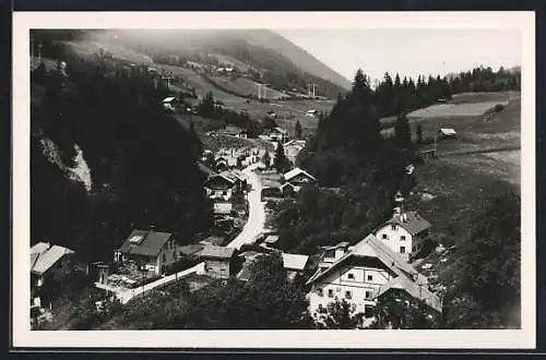 AK Niedernfritz /Pongau-Salzburg, Teilansicht aus der Vogelschau