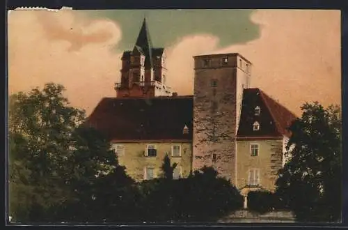 AK Ebreichsdorf, Schloss, Teilansicht