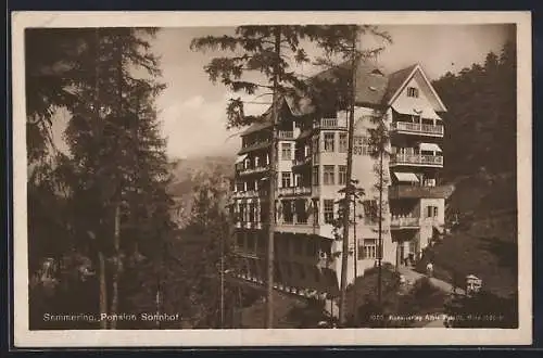 AK Semmering, Pension Sonnhof