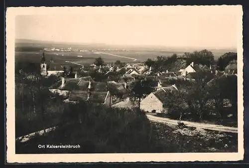 AK Kaisersteinbruch, Teilansicht aus der Vogelschau