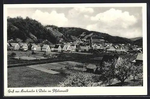 AK Bruchweiler b. Dahn, Teilansicht mit Kirche