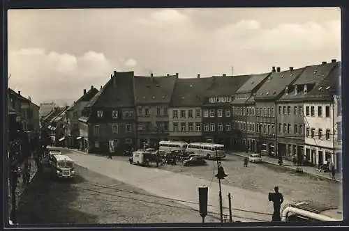 AK Frankenberg / Sachsen, Platz der Einheit