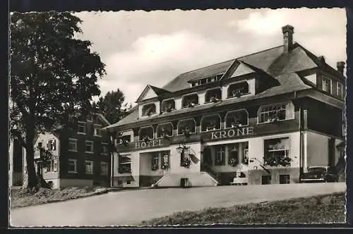 AK Höchenschwand /Schwarzwald, Hotel Krone