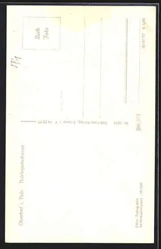 AK Oberhof i. Thür., Thüringerschanze ausser Betrieb