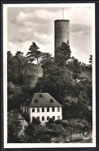 AK Lobenstein / Reuss, Der alte Turm