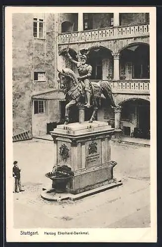AK Stuttgart, Herzog Eberhard-Denkmal