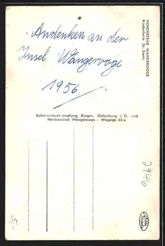 AK Wangerooge, Kinderheim Dr. Siems