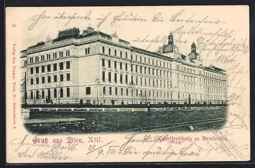 AK Wien, Breitensee, Cadettenschule, Hütteldorferstrasse