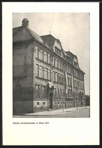 AK Wien, Schule in der Amalienstrasse