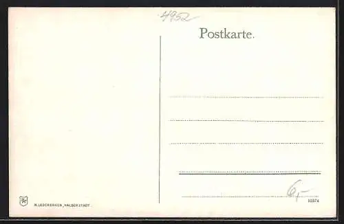 AK Porta Westfalica, Panorama mit Kaiserdenkmal