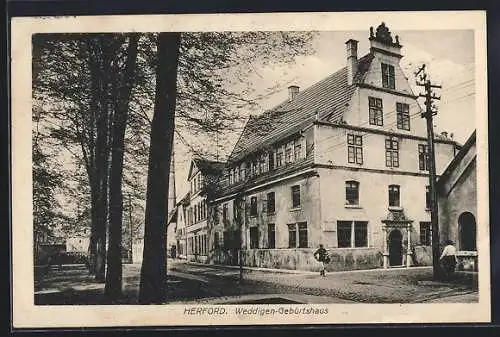 AK Herford, Otto Weddingen-Geburtshaus