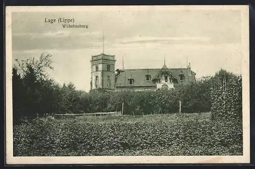 AK Lage /Lippe, Gasthaus Wilhelmsburg