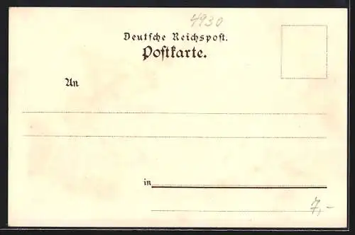 Lithographie Horn-Bad Meinberg, Partie an den Externsteinen