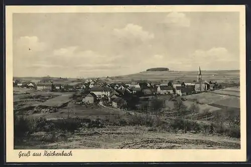 AK Reichenbach / Baumholder, Ort mit Umgebung