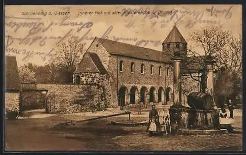 AK Giessen, alte Klosterkirche auf dem Schiffenberg