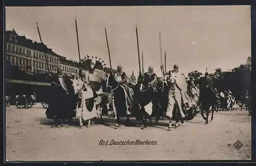 AK Wien, Gr. I. Deutscher Heerbann, Ritter in Turnierrüstung