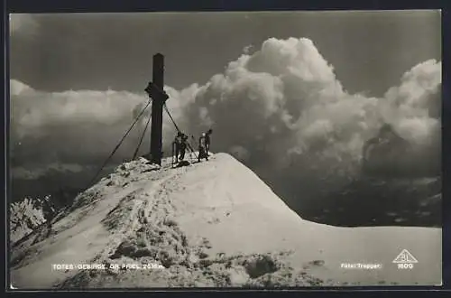 AK Totes Gebirge, Gr. Priel, Gipfelkreuz