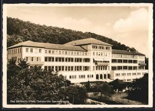 AK Bad Dürkheim /Pfalz, Blick auf das Sanatorium Sonnenwende