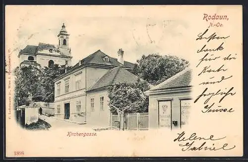 AK Wien-Rodaun, Kirchengasse
