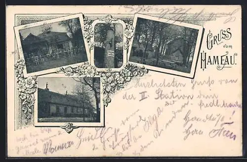 AK Wien XVII-Hameau, Gasthaus Hameau