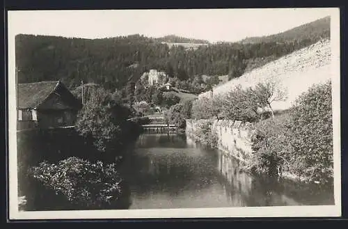 AK Friesach, Stadtgraben m. Virgilienberg