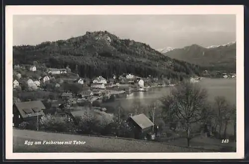 AK Egg am Faakersee, Ortsansicht mit dem Tabor